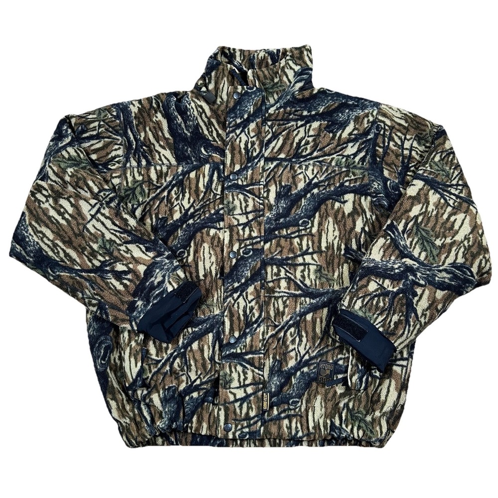 Browning Hydro Fleece Gore Tex Camo Jacket Men's L Hunting Insulated - No Hood